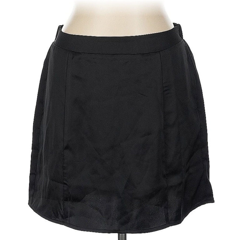 Rachel Zoe Black Casual Work Skirt Size L NWT - Picture 2 of 5